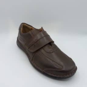 Chaussure velcro ALEC marron