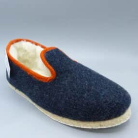 CHARENTAISE CHAUSSE-MOUTON TWEED marine