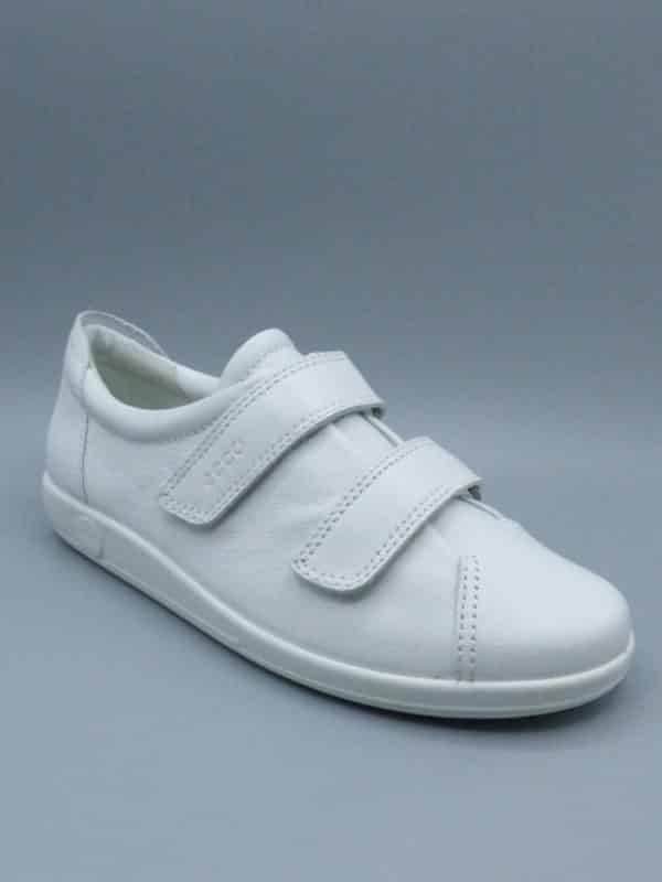 206513 1 - Chaussure velcro ECCO 206513 blanc