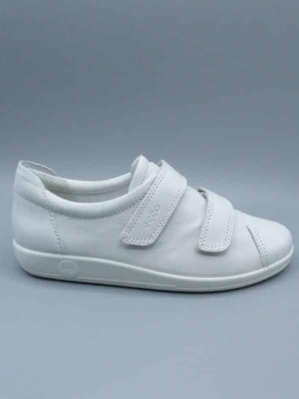 206513 2 - Chaussure velcro ECCO 206513 blanc