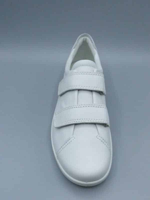 206513 3 - Chaussure velcro ECCO 206513 blanc