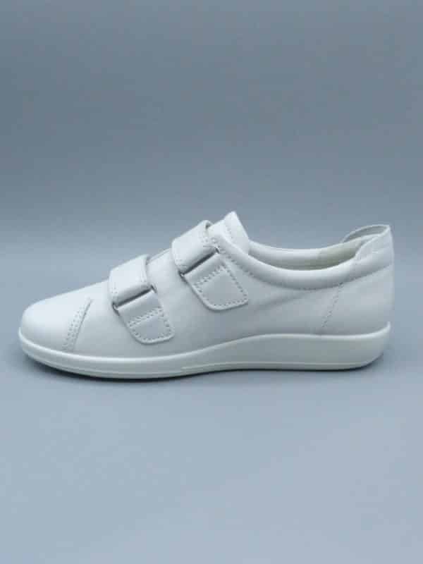 206513 4 - Chaussure velcro ECCO 206513 blanc