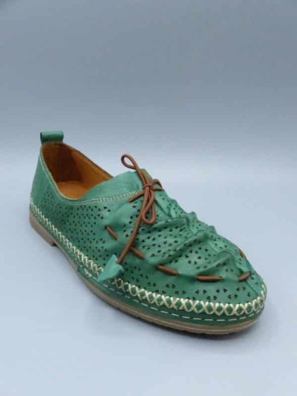 CHAUSSURES COCO ABRICOT MEOLANS vert