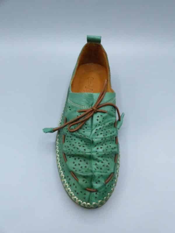 CHAUSSURES COCO ABRICOT MEOLANS vert – Image 3