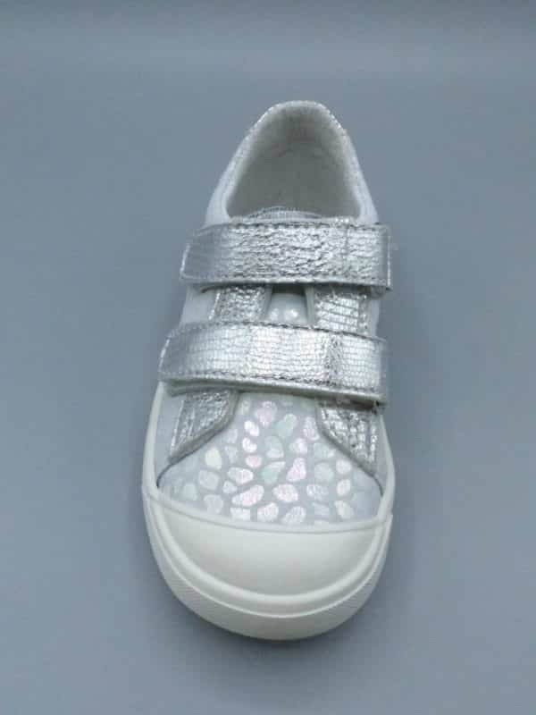Chaussure à velcro GBB NOELLA argent – Image 3